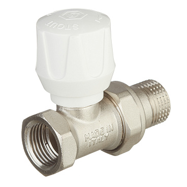 Клапан регулирующий Stout 1/2 НР(ш) х 1/2 ВР(г) для радиатора (SVR 2122 000015)