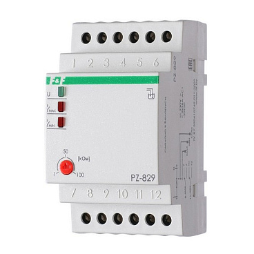 Реле уровня жидкости модульное F&F PZ-829 (EA08.001.002) 230 В 16 А два контролируемых уровня