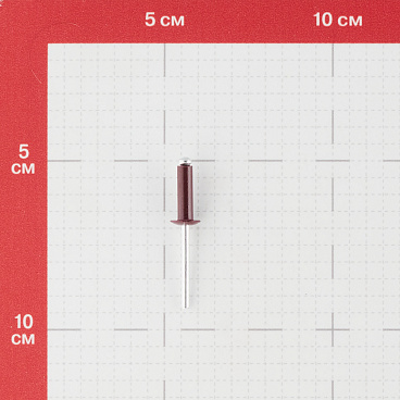 Заклепка вытяжная 4,8x16 мм алюминий/сталь красная RAL 3005 (100 шт.)