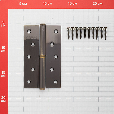 Петля Fuaro карточная правая разъемная 125х75 мм бронза