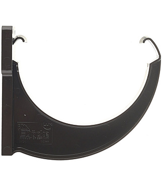 Кронштейн желоба Docke Lux пластиковый d140 мм шоколад RAL 8019