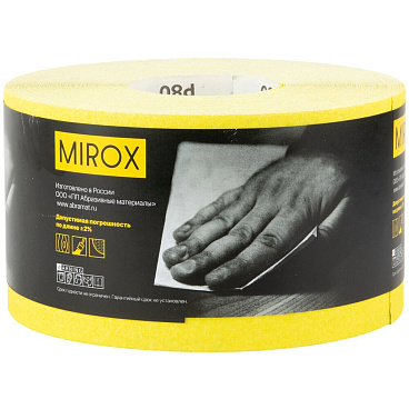 Наждачная бумага Mirox SE 115 мм 50 м Р80