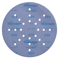 Диск шлифовальный Sunmight Ceramic d225 мм P320 на липучку пленочная основа (3 шт.) (78014R3)