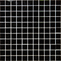 Мозаика Mir Mosaic Natural Color palette черная стеклянная 300х300х4 мм глянцевая