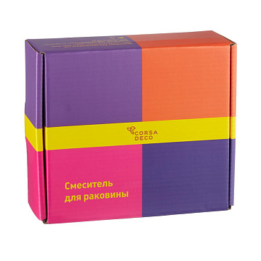 Смеситель для раковины Corsa Deco CX однорычажный черный (FBCXB)