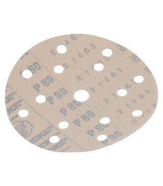 Диск шлифовальный Starcke d150 мм P80 на липучку перфорированный (5 шт.)