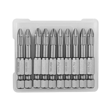 Бита Kraftool X-Drive (26121-2-50-10) PH2 50 мм торсионная (10 шт.)