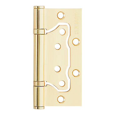 Петля Fuaro бабочка универсальная неразъемная 100х75 мм матовое золото