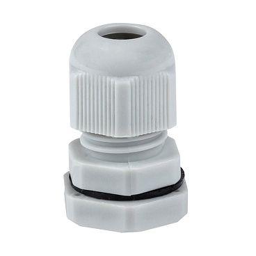 Сальник EKF PROxima PG 7 для кабеля диаметром 3-6,5 мм IP54 пластиковый серый (20 шт.) (plc-pg-7-r)