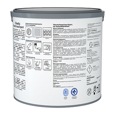 Лак акриловый интерьерный Tikkurila/Tikkivala Paneeli-Assa Expert основа EP бесцветный 2,7 л матовый