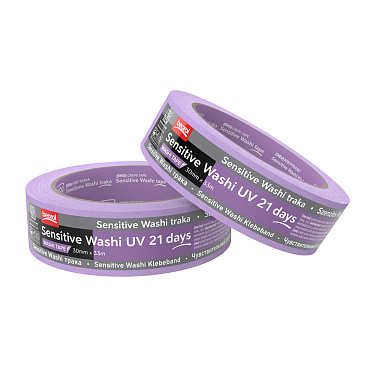 Лента малярная Beorol для деликатных поверхностей фиолетовая 48 мм 33 м УФ-стойкая