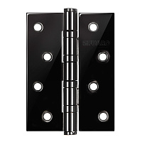 Петля Fuaro карточная универсальная неразъемная 100х75 мм черный глянец