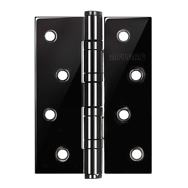 Петля Fuaro карточная универсальная неразъемная 100х75 мм черный глянец