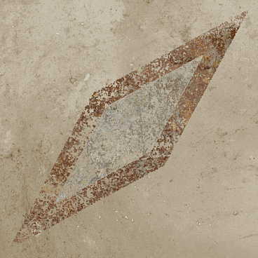 Спартель Декор 2 бежевый матовый KMD3STA036GN 9,8x9,8x0,7