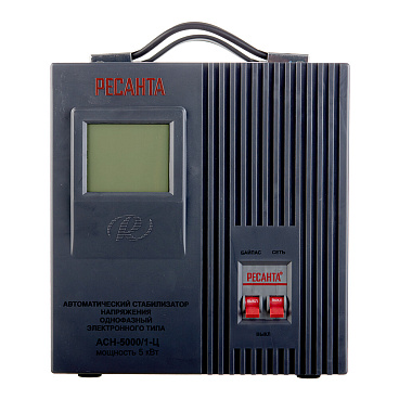 Стабилизатор напряжения Ресанта АСН-5000/1-Ц однофазный 220 В 5 кВт переносной