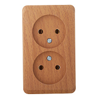 Розетка Systeme Electric Этюд накладная бук (PA16-005T)