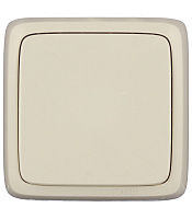 Выключатель Hegel Alfa одноклавишный накладной слоновая кость (ВА10-113-01)