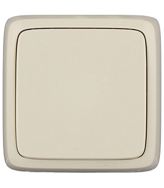 Выключатель Hegel Alfa одноклавишный накладной слоновая кость (ВА10-113-01)