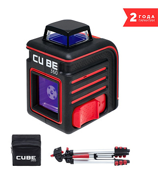 Уровень лазерный Ada Cube 360 Professional Edition (А00445) со штативом
