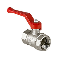 Кран шаровой латунный Valfex Standart N/P59 3/4 ВР (г) х 3/4 ВР (г) ручка прямой (VF.214.NR1.034.N/P59.Bir)