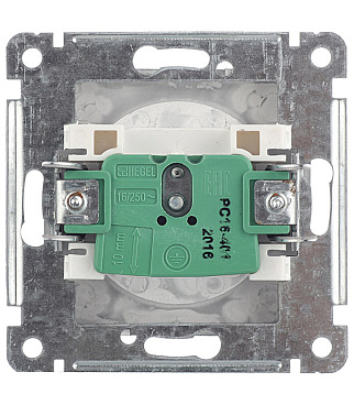 Розетка Hegel Master встраиваемая черная (РС16-401-08)