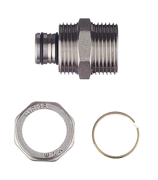 Соединитель прямой VALTEC (VTm.301.N.002606) 26 обж(ц) х 1 НР(ш)