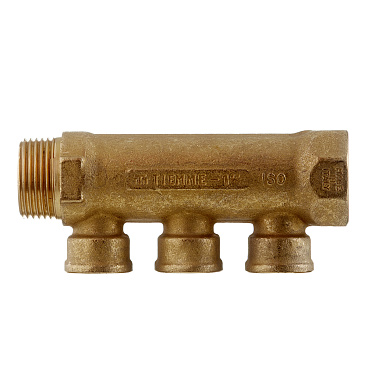 Коллектор Tiemme 1 ВР(г) х 3 выхода 1/2 ВР(г) х 1 НР(ш) (1910023)