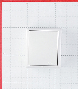 Выключатель Simon 15 Aqua одноклавишный накладной белый (1594101-030)