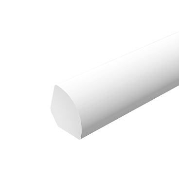 Штапик 10х10х2700 мм вспененный ПВХ белый