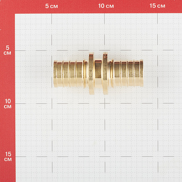 Соединитель прямой Stout 32х32 мм латунный (SFA-0003-000032)