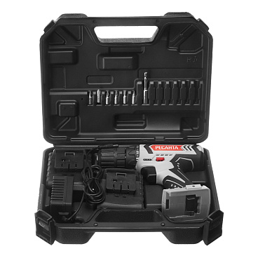 Дрель-шуруповерт аккумуляторная Ресанта ДА-18-2ЛК 18 В 2 Ач Li-Ion 2 АКБ и ЗУ (75/14/5)