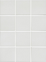 Агуста белый натуральный из 12 частей 1332 9,8х9,8