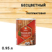 Лак Eskaro Saunalakk для бань и саун акрилатный бесцветный 0,95 л