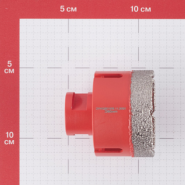 Коронка алмазная КМ (666173) по керамограниту d60 мм для УШМ