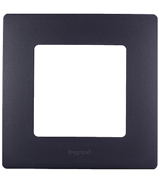 Рамка Legrand Etika одноместная антрацит (672581)