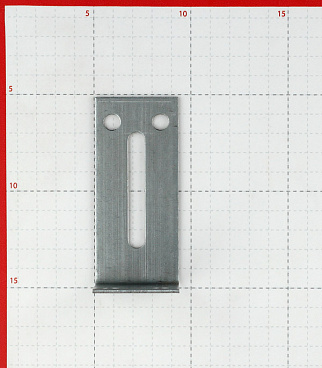 Уголок фиксирующий для дверного профиля UA-50A 2 мм