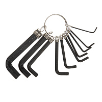 Набор шестигранных ключей Sparta 1,5-10 мм (10 шт.)