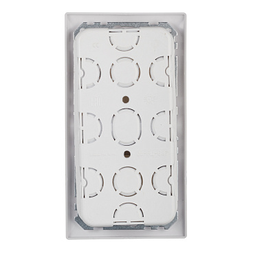 Блок выключателя с розеткой Svet SV1001 двухклавишный встраиваемый белый (SV1001-0003)