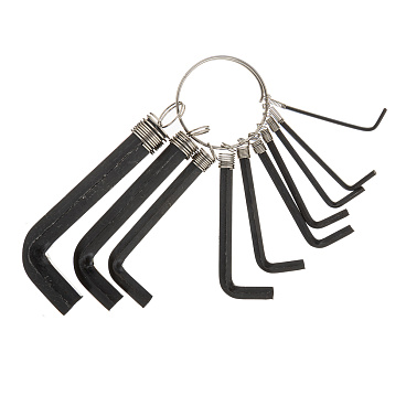 Набор шестигранных ключей Sparta 1,5-10 мм (10 шт.)