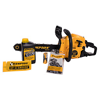 Бензопила Champion 237 2,04 л.с. 16" шаг 3/8" паз 1,3 мм 56 звеньев + подарочный набор