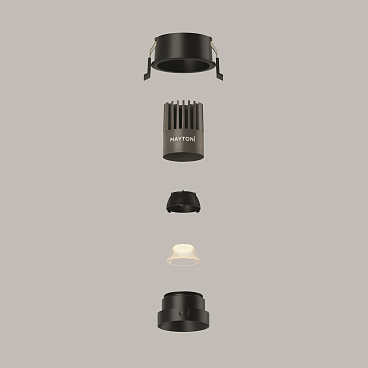 Встраиваемый светильник Technical DL115-10W-3K-B