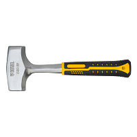 Кувалда кованая цельнометаллическая Denzel 1,5 кг фибергласовая ручка (11012)