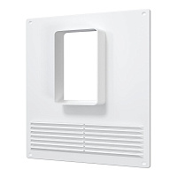 Площадка торцевая вертикальная ПТВР фланец 60х120 пластиковая для плоских воздуховодов 180х250 мм