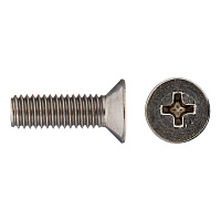 Винт нержавеющая сталь M5x16 мм DIN 965 потайная головка (8 шт.)