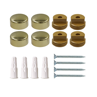 Набор для крепления зеркала золото Hard-Fix