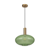 Светильник подвесной Freya Zelma E27 40 Вт 3 кв.м латунь IP20 (FR8012PL-01GN)
