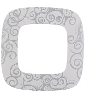 Рамка Legrand Valena Allure oдноместная нарцисс хром (754341)