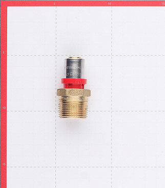 Соединитель прямой Tiemme 16(пресс) х 3/4 НР(ш)