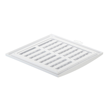 Решетка вентиляционная пластиковая приточно-вытяжная Era РРП 250х250 мм регулируемая белая