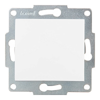 Выключатель Lezard Karina одноклавишный встраиваемый белый (707-0288-100)